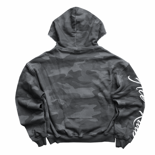 Dark Woodland Camo Hoodie